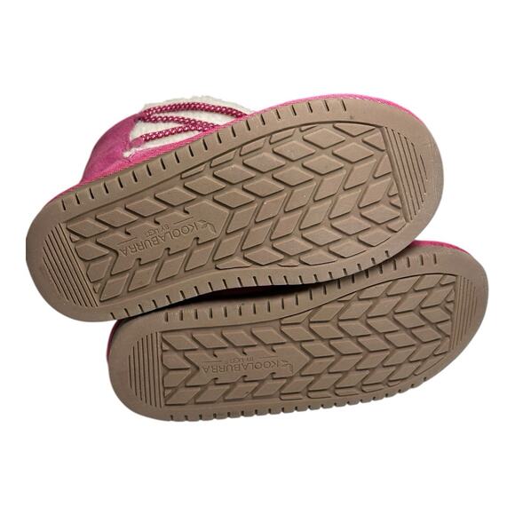 Koolaburra by UGG Pink Girls Youth Sheepskin Snow Boots Size 12 Winter 1124110K - Picture 7 of 7